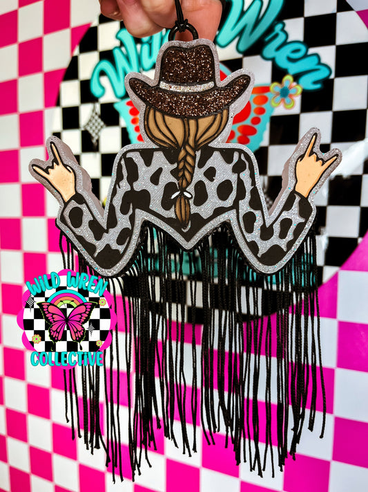 Buckle Bunny - Fringe cowgirl